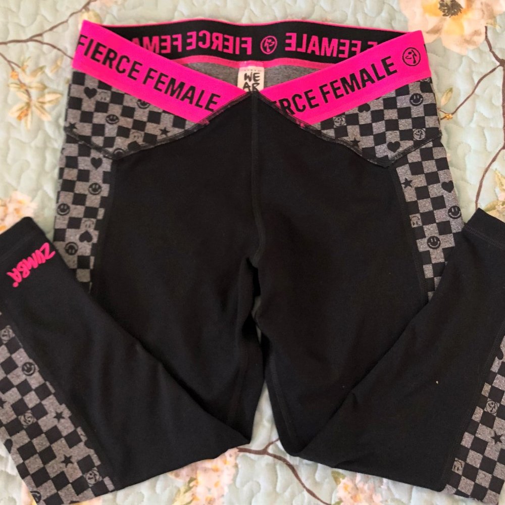 Zumba Capri Legging Fierce Female L